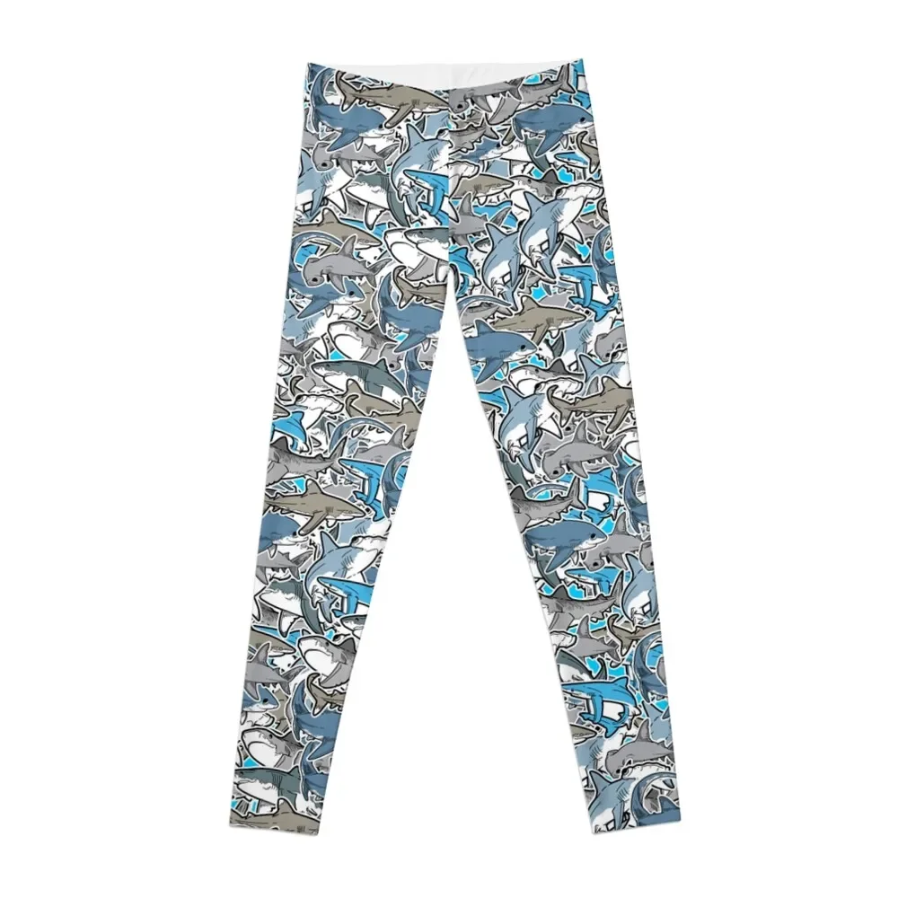 

Sharktopians Galore! Leggings sportswear for gym sports tennis for Womens Leggings