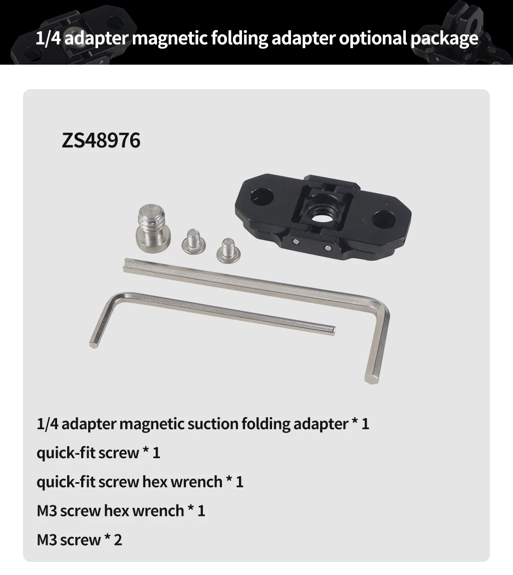 Metall Basis halterung Mini Stativ Adapter m3 Befestigungs schrauben für Gopro Dji Action 4 Kamera Käfig Rig Rahmen Halterung Selfie Stick Halter – Detail 5