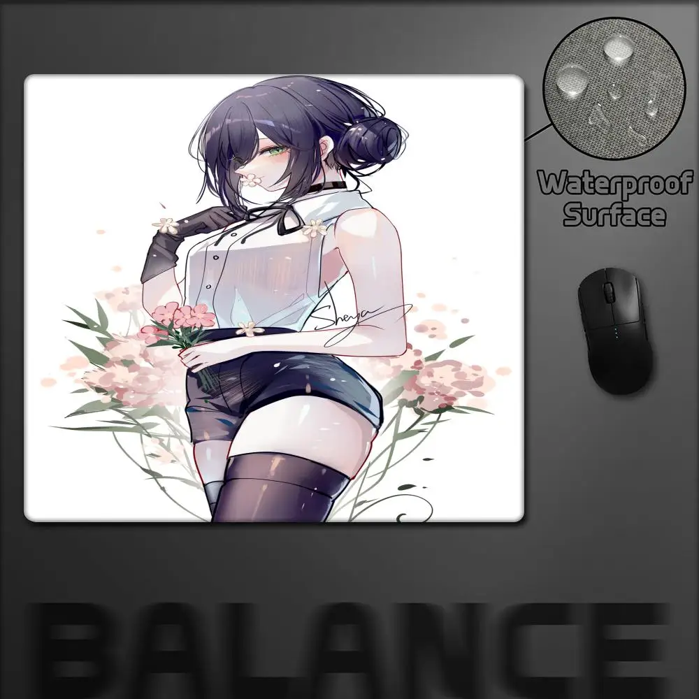 

Mousepad Large Chainsaw Man Reze Gaming Keyboard Gamer Non-Slip Mouse Pad on The Desk Mat coaster PC carpet HD Anime Mouse Mats
