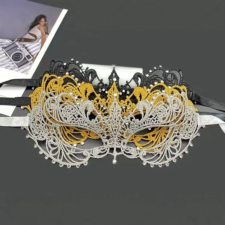 Masque de reine de nuit en dentelle pour femmes, masque de mascarade Sexy, masque de carnaval, fête d'halloween, masques de Mardi Gras, accessoires de Cosplay