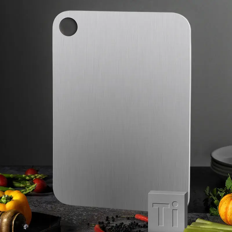 Outdoor Camping Cooking Titanium Alloy Chopping Board