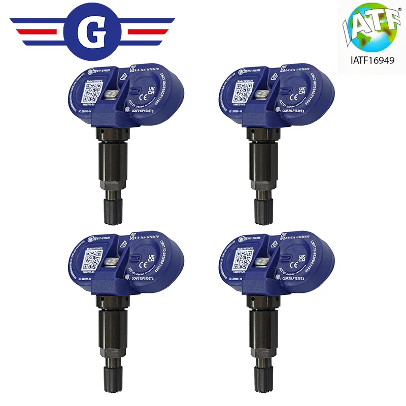 4 Pcs TPMS Sensor 433MHz Tire Pressure Monitoring Sensor For 2021,2022,2023,2024,2025 ModelY Model3 ModelX ModelS 149040101B