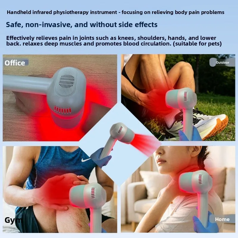 Handheld Home Red Light Care Device Portable Infrared Light Therapy Equipment Home Use Hot Compress Maintenance Instrument