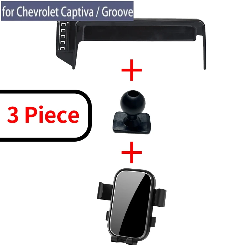 Dudukan Ponsel Mobil untuk Chevrolet Heredia / Groove 2019-2024 Braket Mobil Ventilasi Udara Dasbor Universal Dapat Disesuaikan Pengisi Daya Nirkabel
