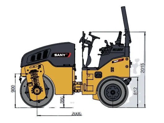 Günstiger Preis 5Ton Small Compactor STR50C-8K In China hergestellter vibrierender Straßenroller