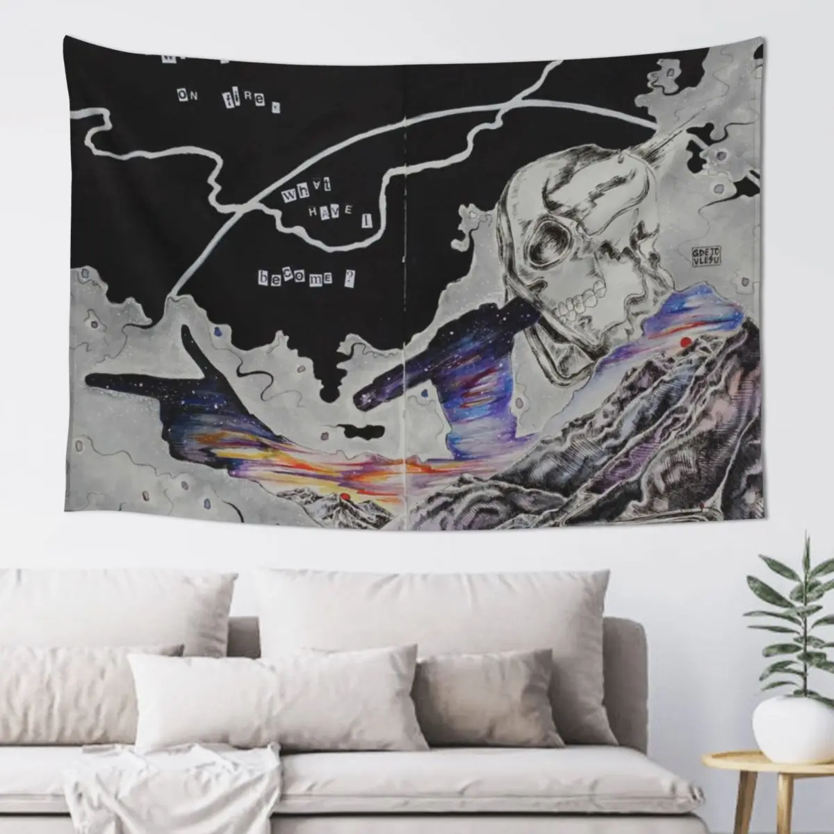 

ode to sleep Tapestry Decoration Bedroom On The Wall Tapestry
