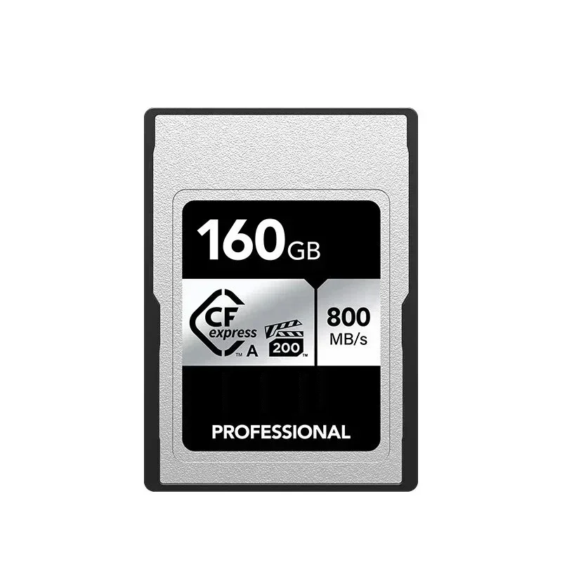 New Cfexpress Type A Memory Card 160GB 320GB CFE A Card VPG200 8K Read 800MB/s SILVER Type A Card for Sony Cameras