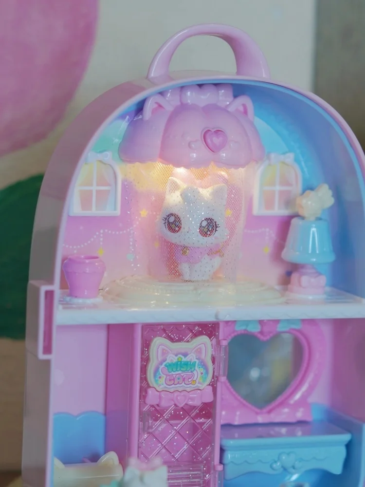Autentico desiderio magico gattino zaino giocattolo principessa AnAn borsa da scuola regalo di compleanno per bambini giocattoli di peluche per bambine