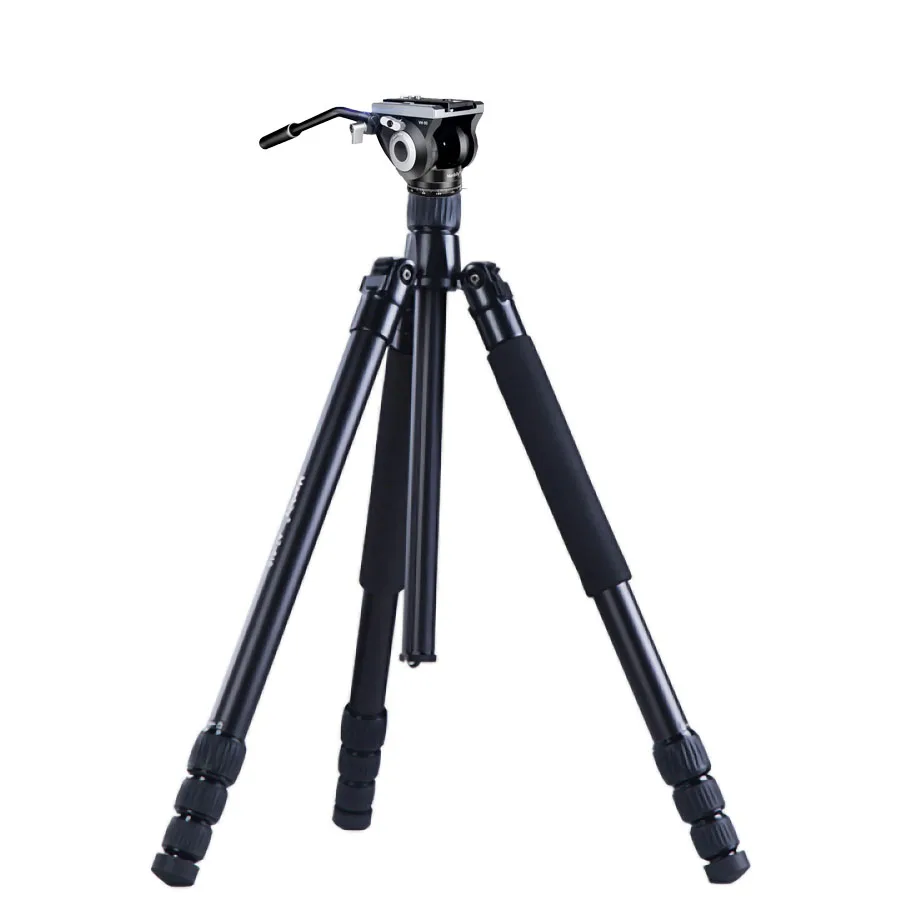 for DSLR Monopod Sony Canon Nikon DV Camera Video Ball Head 3-way Fluid Head Rocker Tripod Arm with Quick Release Plate