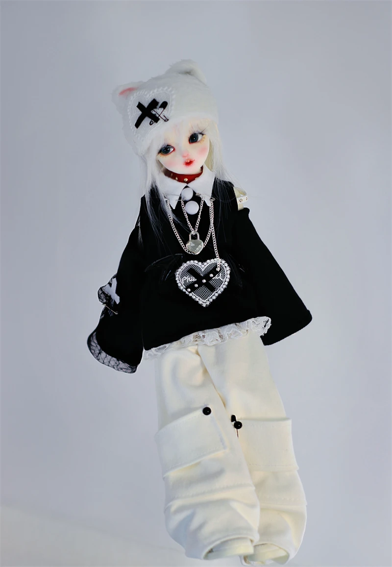 

Одежда для кукол BJD, подходящая для размеров 1/4 1/5 1/6, милый комплект субкультуры, комплект одежды, аксессуары для кукол (5 очков)