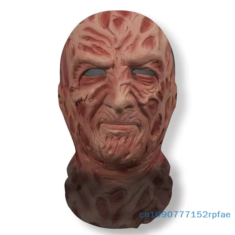 3D mask for Halloween cosplay, 1 pc, balaclava, full face, elastic mesh, breathable, skull head cover, horror party