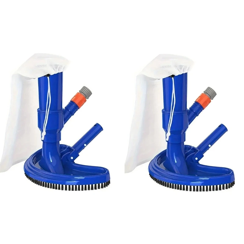 

Portable Pond Vacuum Jet Underwater Cleaner With Brush Bag Blue Crescent Professional Poolcleaning Tool,Europeanstandard