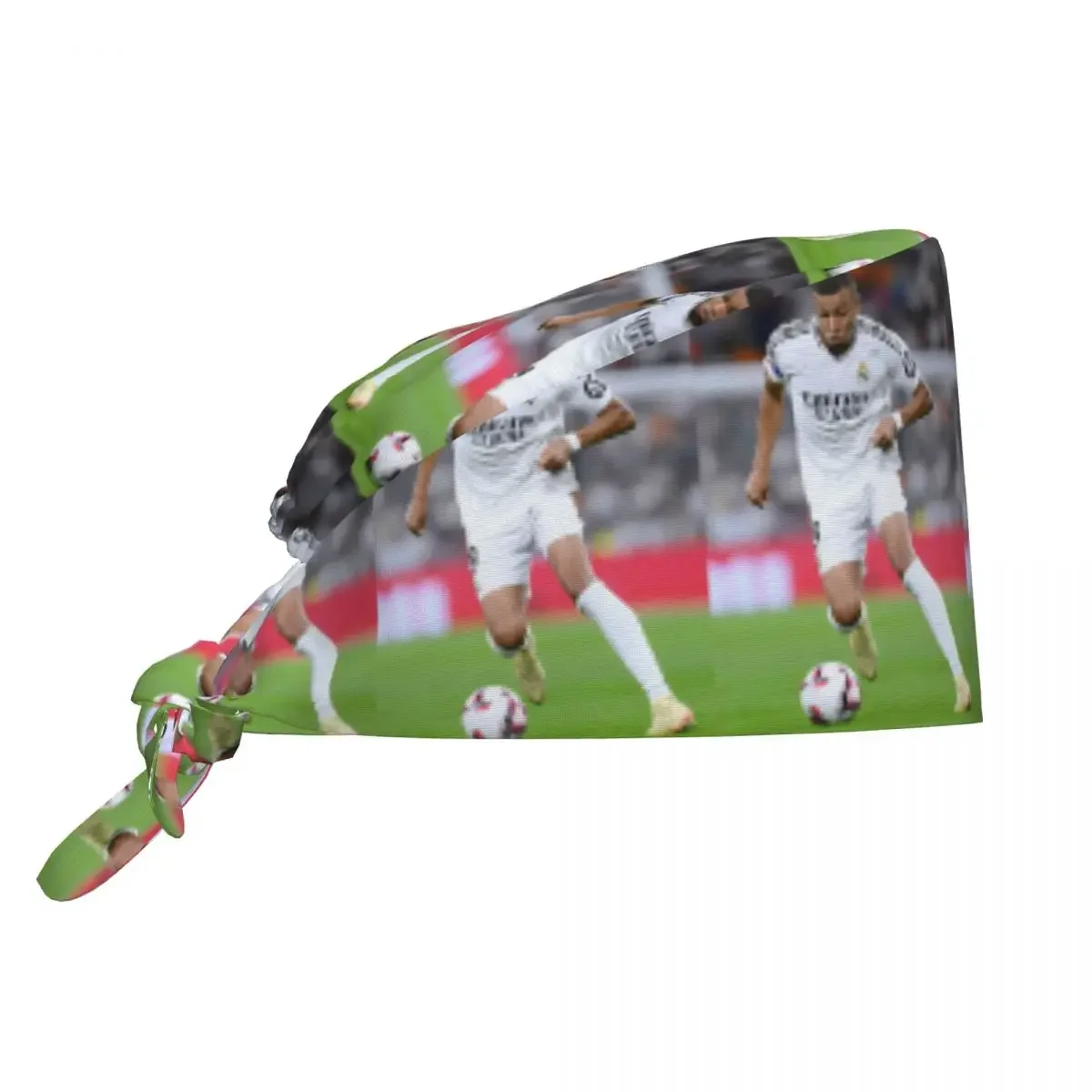 Football KM Mbappe Soccer Scrub Hat Doctor Working Surgical Cap Unisex Adjustable Nursing Caps for Dentist