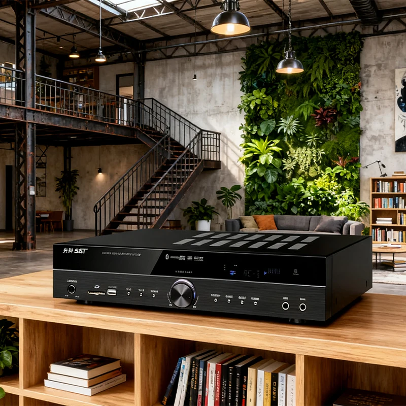300 W Sound Verstärker Hifi 5,1 Bluetooth Verstärker 5,1 Kanäle Verstärker AC-3 Decore Unterstützung 4-16 Ω Lautsprecher Bühne Hochzeit KTV Heimgebrauch