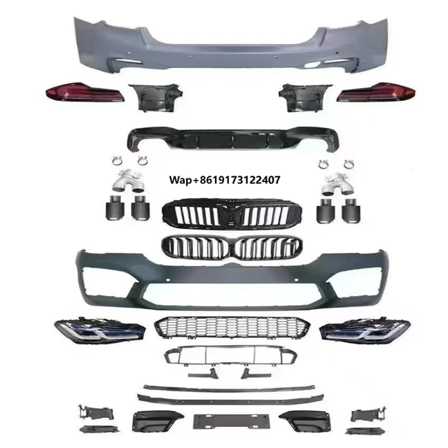

For 5 Series 2018-2020 Model Upgrade 2023M Style Body Kit Front Bumper Rear Bumper