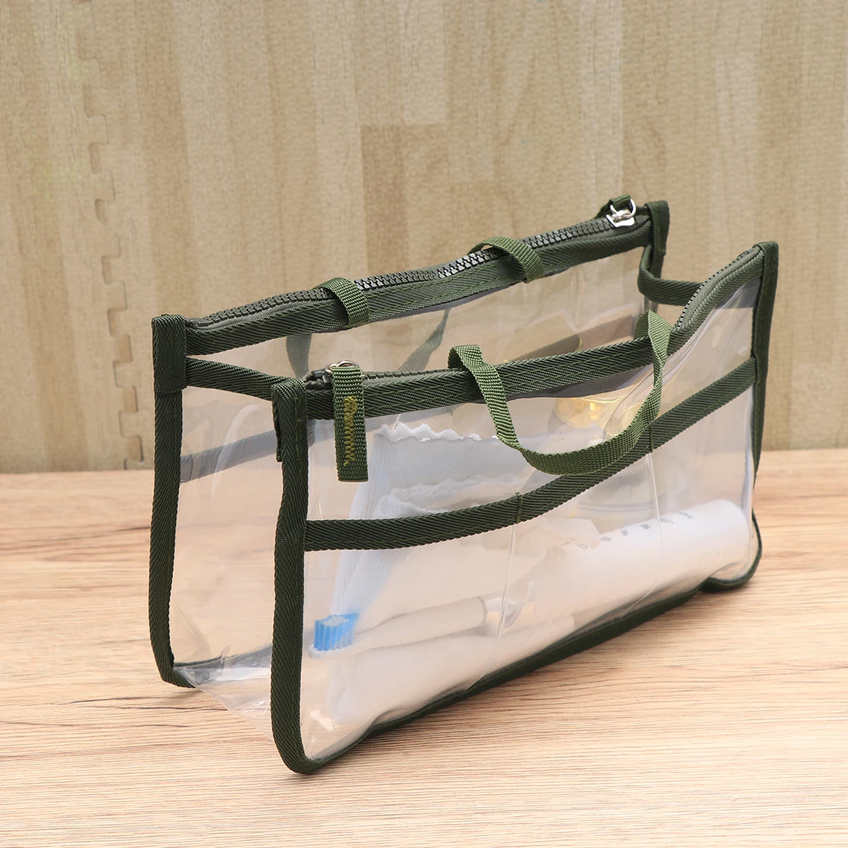 

Waterproof Storage Bag Transparent PVC Organizer Women Makeup Case Travel Toiletry Bag Coin Cash Card Holder Dust