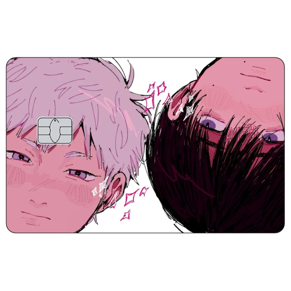 ملصقات Anime The Summer Hikaru Died لبطاقة الائتمان غير اللامعة لبطاقة البنك VISA Mastercard JCB وغيرها من البطاقات المغناطيسية IC