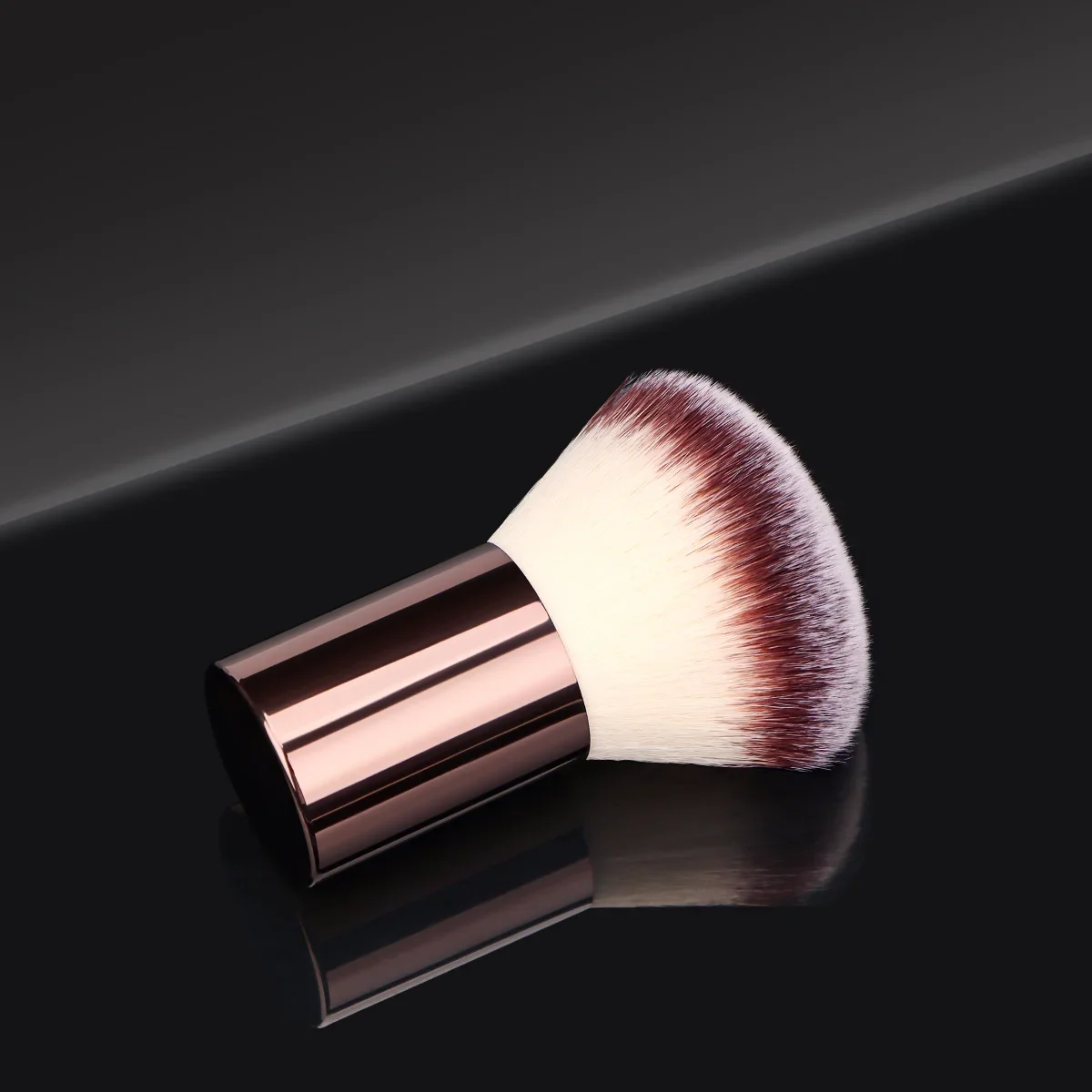 1pc Professionelle Gesicht Runde Kopf Einziehbare Pinsel Make-Up Pinsel Rouge Pinsel Foundation Pinsel Lose Pulver Pinsel Synthetische Haar U