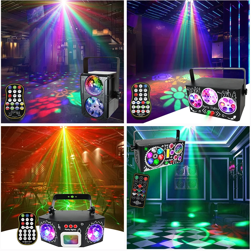 

Лазерные узоры, проектор для DJ-вечеринки, танцевальный диско-бар, волшебный шар, светодиодный вечерние рождественский сценический эффект, световое шоу, клуб, свадебный декор