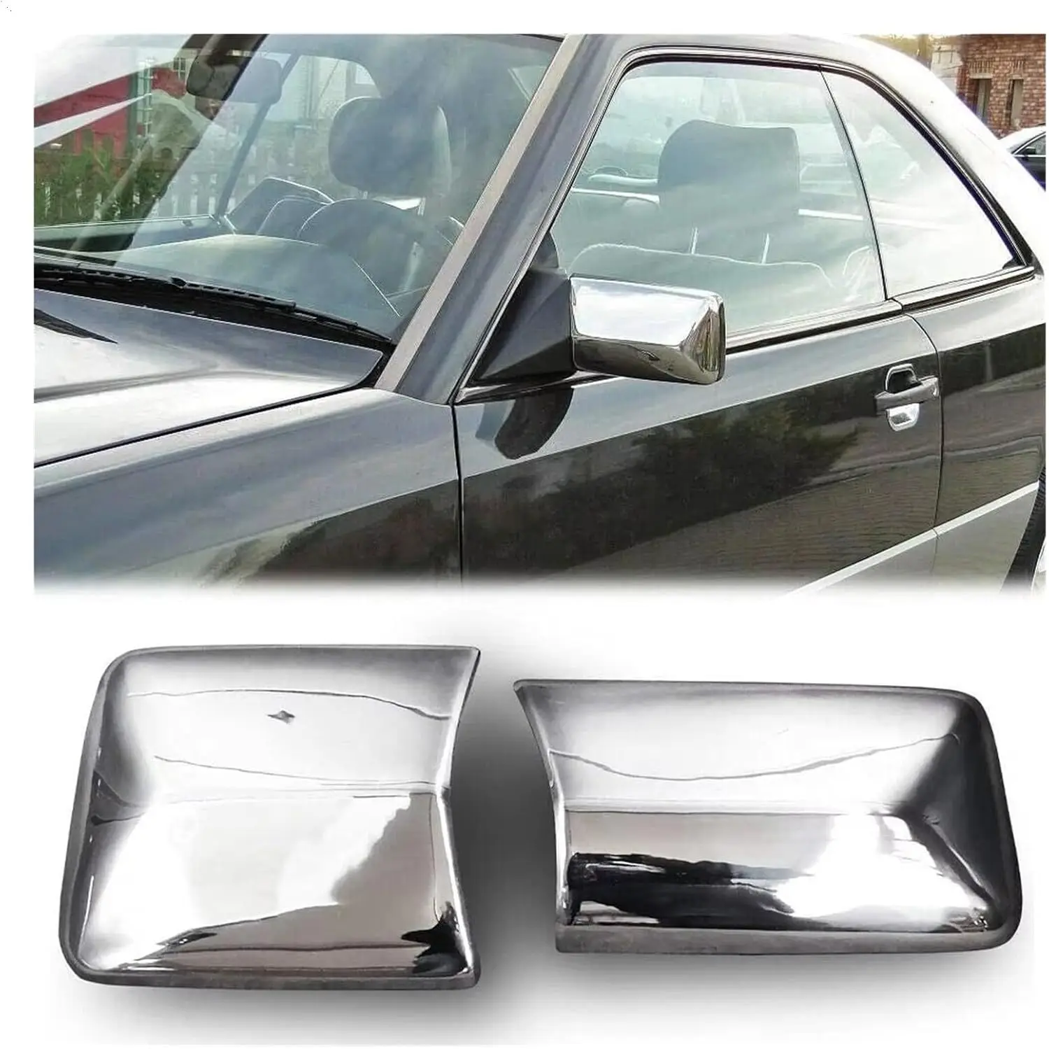

Chrome Mirror Cover for Mercedes Benz W124 E Class (LHD) Premium Parts