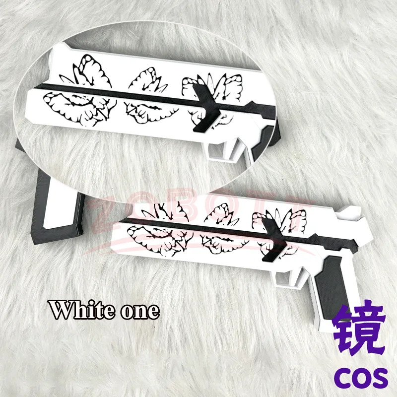 Game Library Of Ruina Cosplay Prop Ruina Gun Prop PVC Wit Zwart Kleur Lobotomy Corporation Props Voor Vrouwen Mannen Halloween