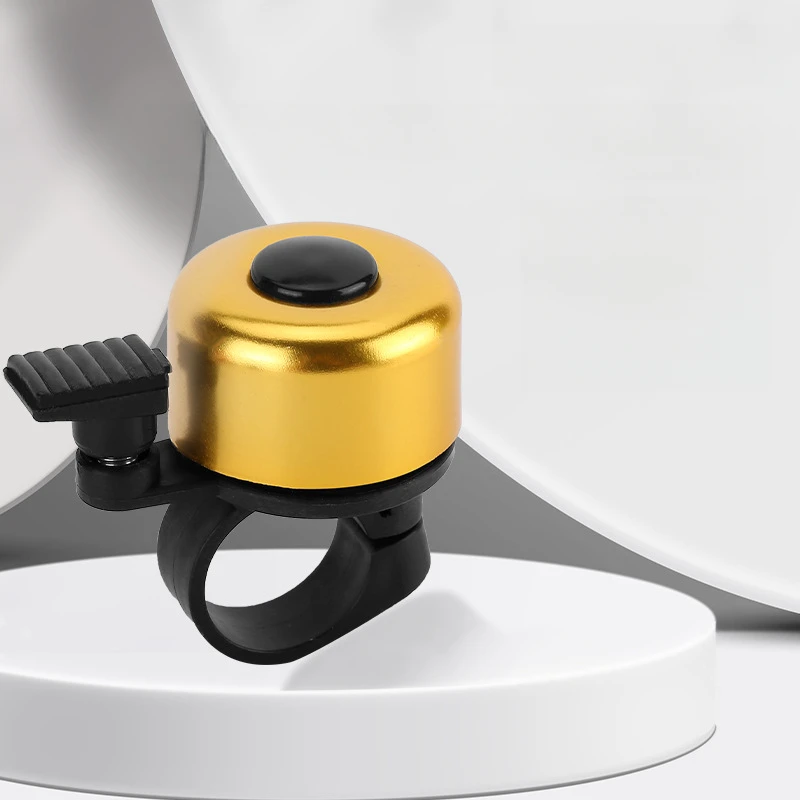 

Aluminum bicycle bell with clear sound stylish style anti-oxidation swivel mount high decibel warning for riding