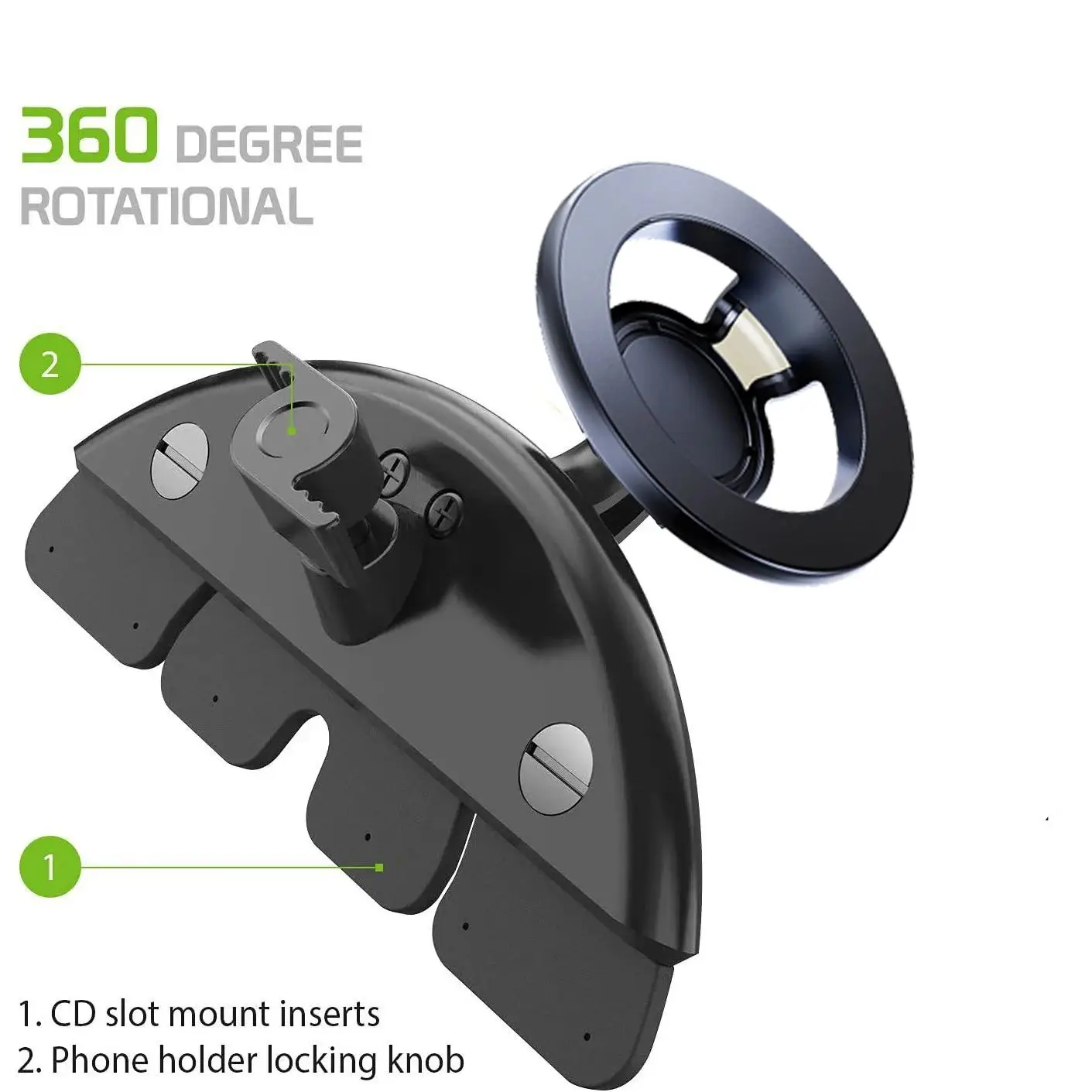 Für Magsafe Telefon Halter Magnetische Auto CD Slot Halterung Unterstützung Mobile Halterung Zelle Clip Für iPhone 16 15 14 13 12 11 Samsung Xiaomi – Detail 7