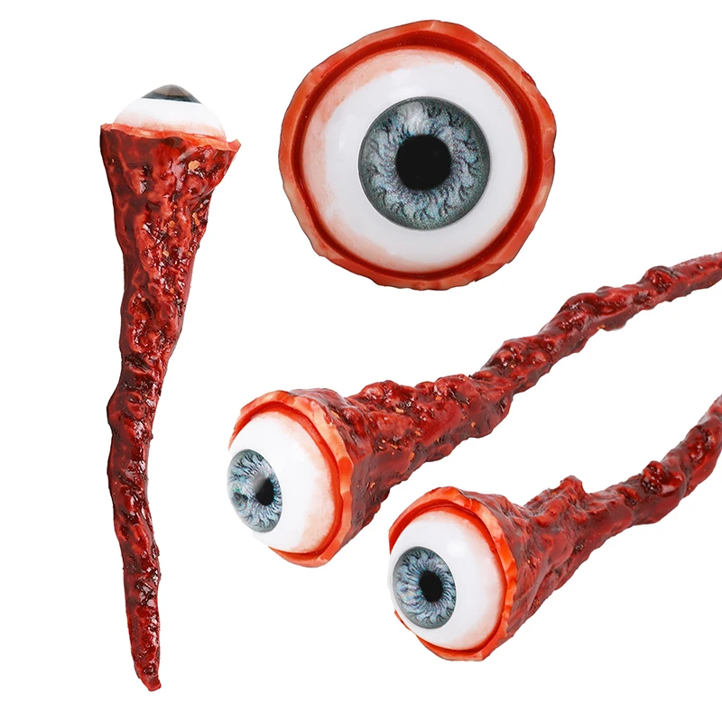 

Halloween Fake Dead Body Eye Ball Artificial Bloody Prop Realistic Eyeball Scary Decor Ripped Out Eyeball Latex Parts Decor