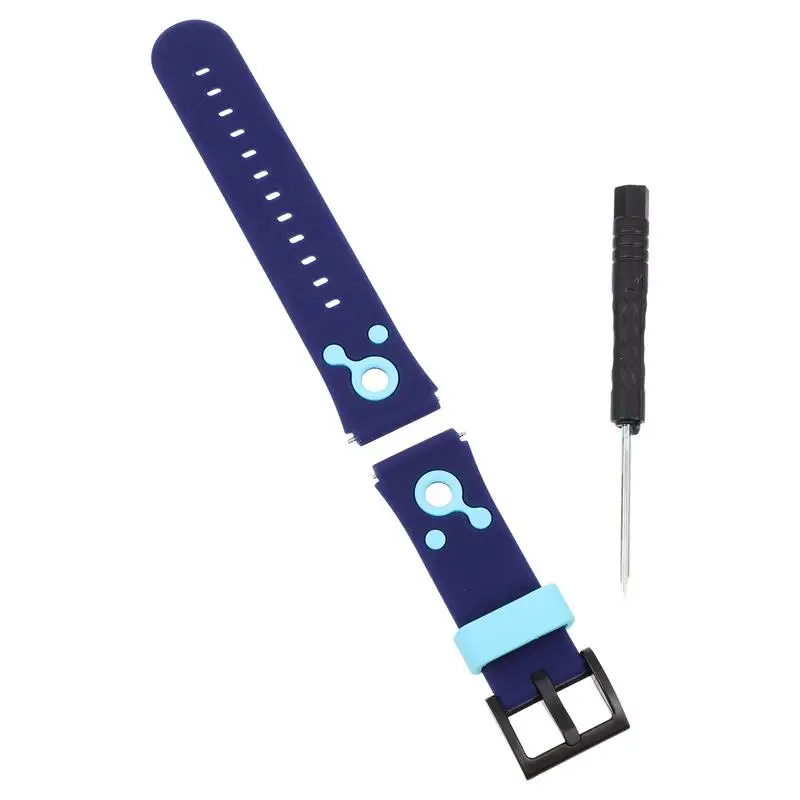 360 Watch Strap Silicone Band Kids Accessory Original 114X22X02CM Smartwatch Phone Watchband Blue Child