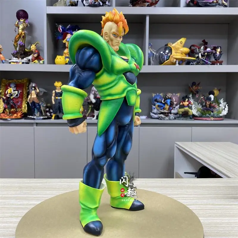 

Dragon Ball Z 42 см Super Saiyan 16th искусственная коллекционная фигурка человека модель игрушки ручная роспись детали для любителей аниме