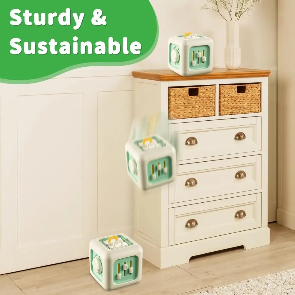 비행기 여행을 위한 6 in 1 유아용 장난감, 재미있는 학습용 장난감, 감각 자극 활동판, 몬테소리 교육용 장난감 선물