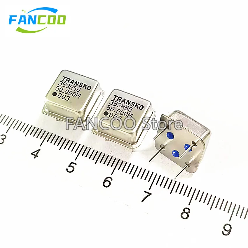 5PCS 50M 50MHZ 50.000M 50.000MHZ Half size 3.3v 5v CRYSTAL CLOCK OSCILLATOR OSC DIP-4 50.000