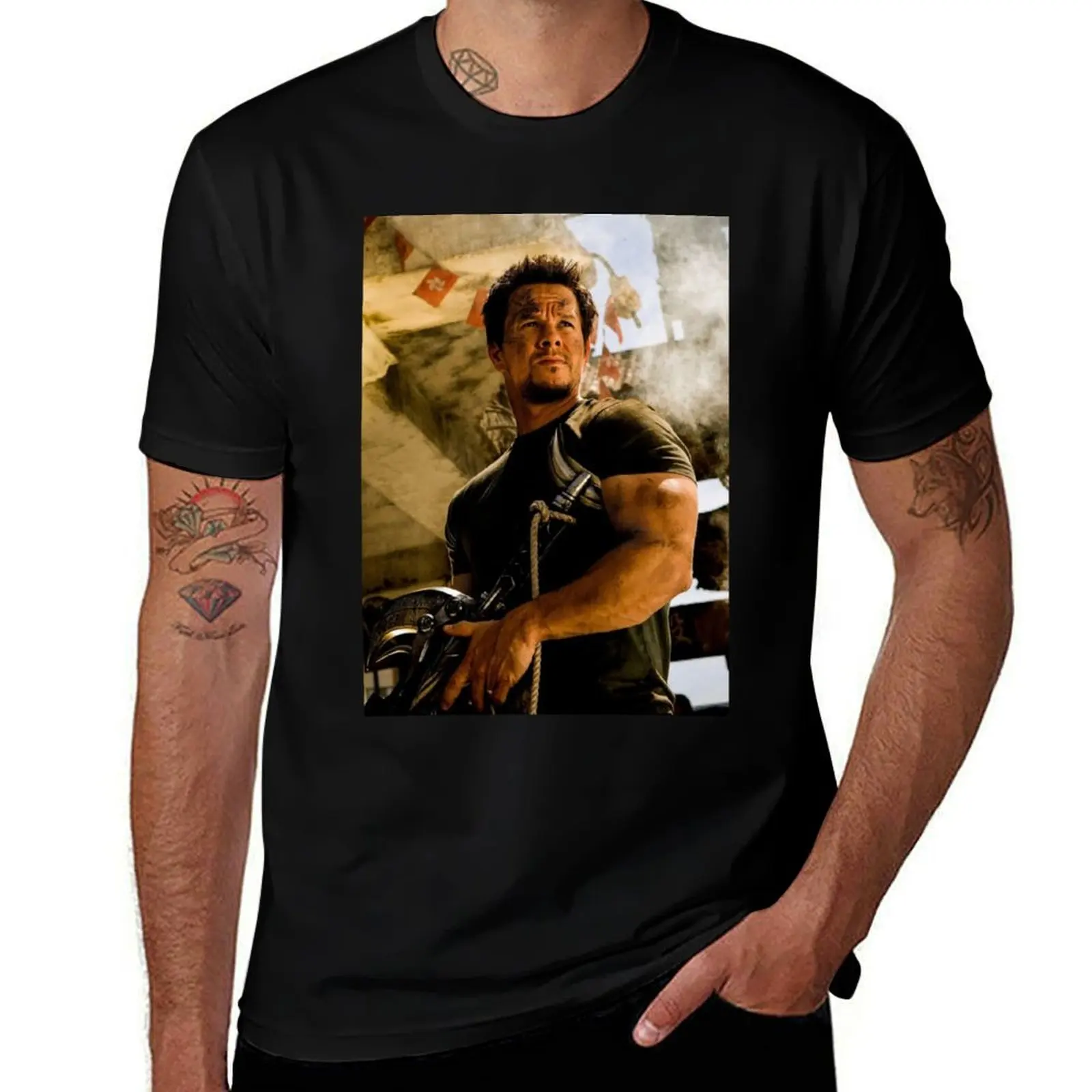 

Mark Wahlberg T-Shirt cotton t shirts man 100% t shirt men 100% cotton luxury brand t shirts for man cotton funny T-Shirt