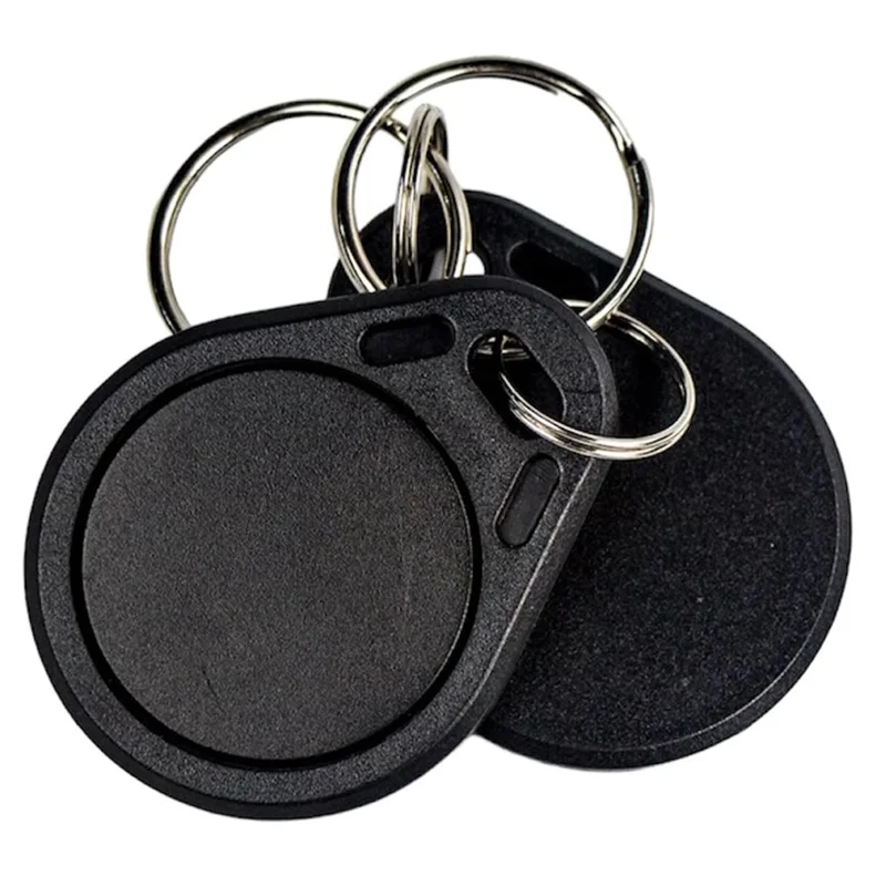 -AT52 فندق RFID مفتاح فوب قابل لإعادة الكتابة مرات متعددة. 100 قطعة. يعمل في تردد 13.56 ميجا هرتز
