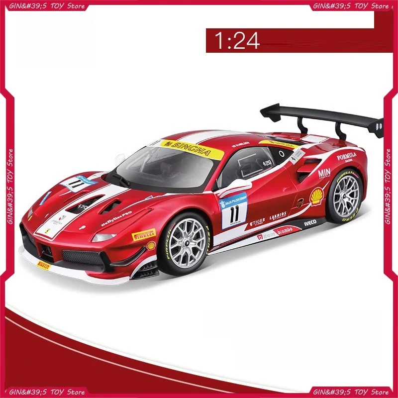 1:24 Rally Drift Alloy Racing Car High Speed Metal Frame Racing Car Model Remote Controlled Drift Racing Car Model Toy Boy