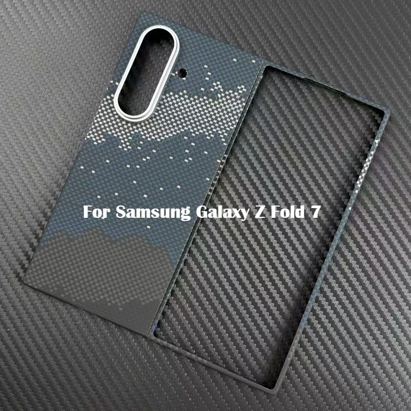 

Магнитный чехол для телефона из арамидного волокна для Samsung Galaxy Z Fold 7, ультратонкий прочный чехол из углеродного волокна для Galaxy Z Fold 7, чехол