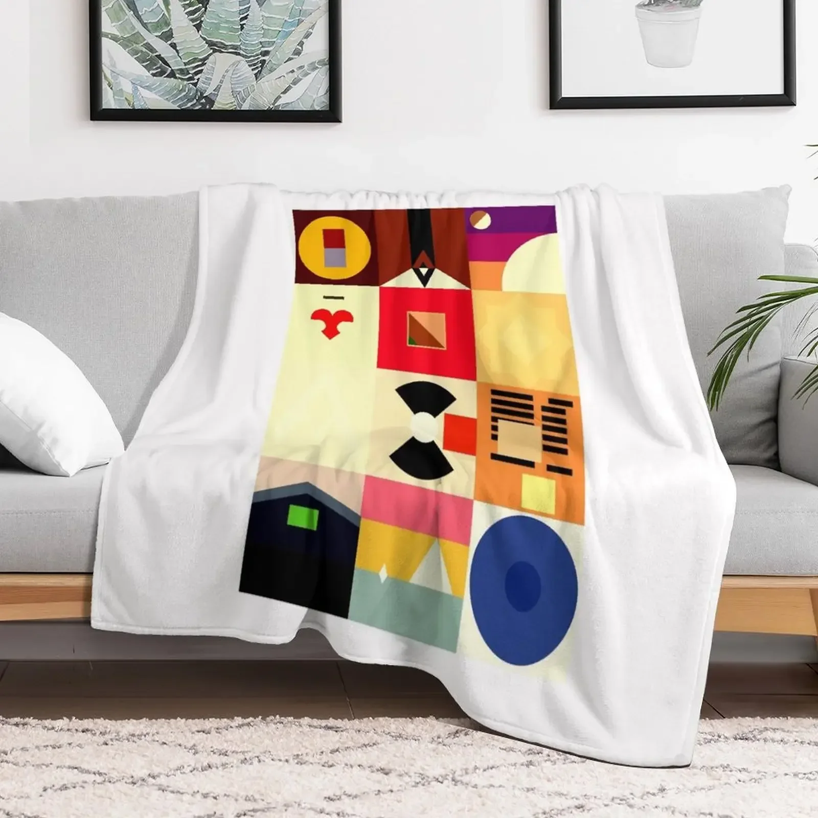

KANYE WEST DISCOGRAPHY Throw Blanket blankets and throws Retros Blankets