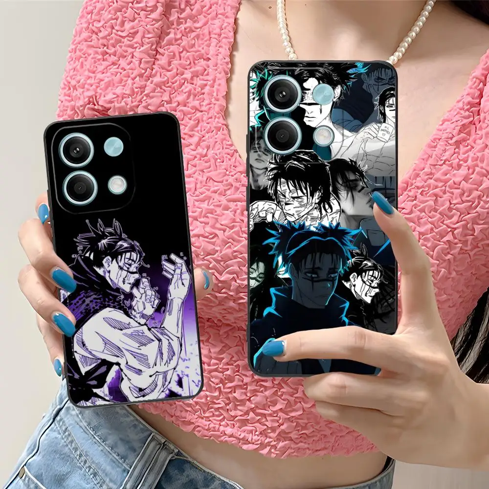 Jujutsu Kaisen Choso قضية الهاتف المحمول ل Xiaomi Redmi 15 14 13 12 A5 3 2 1 C Plus 4G 5G غطاء الطباعة الملونة غطاء الهاتف الذكي