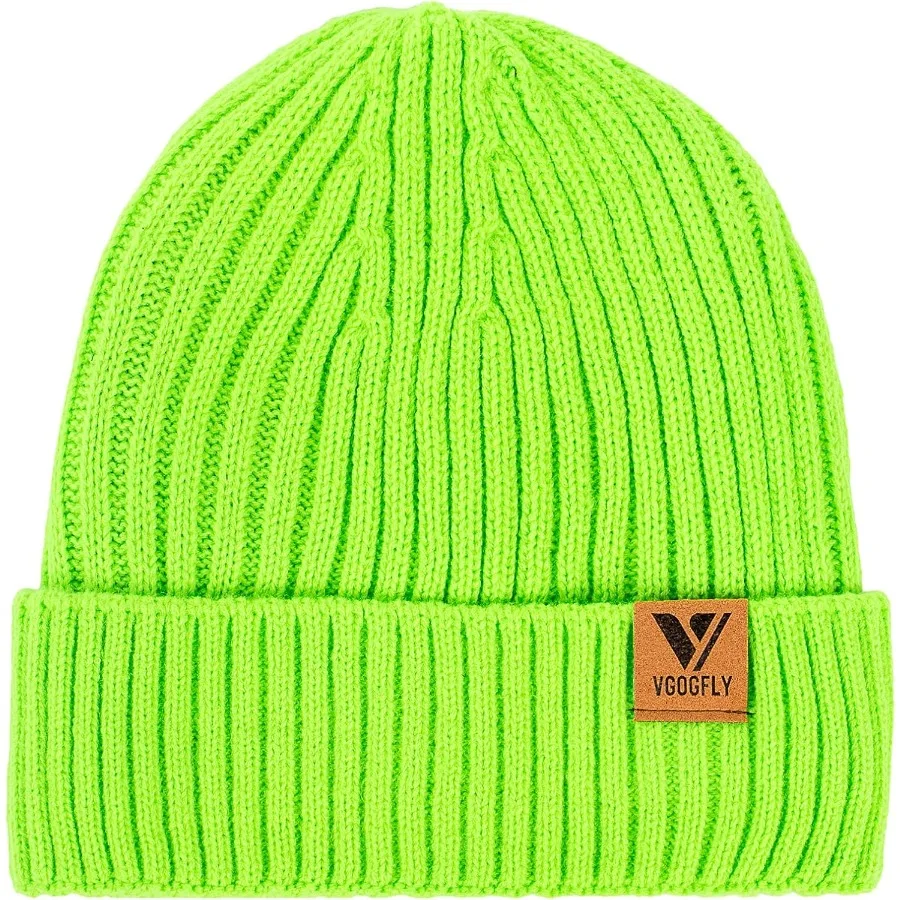 

Vgogfly Lined Men Beanie Slouchy Knit Skull Cap Warm Stocking Hats Guys Women Striped Winter Beanie Hat