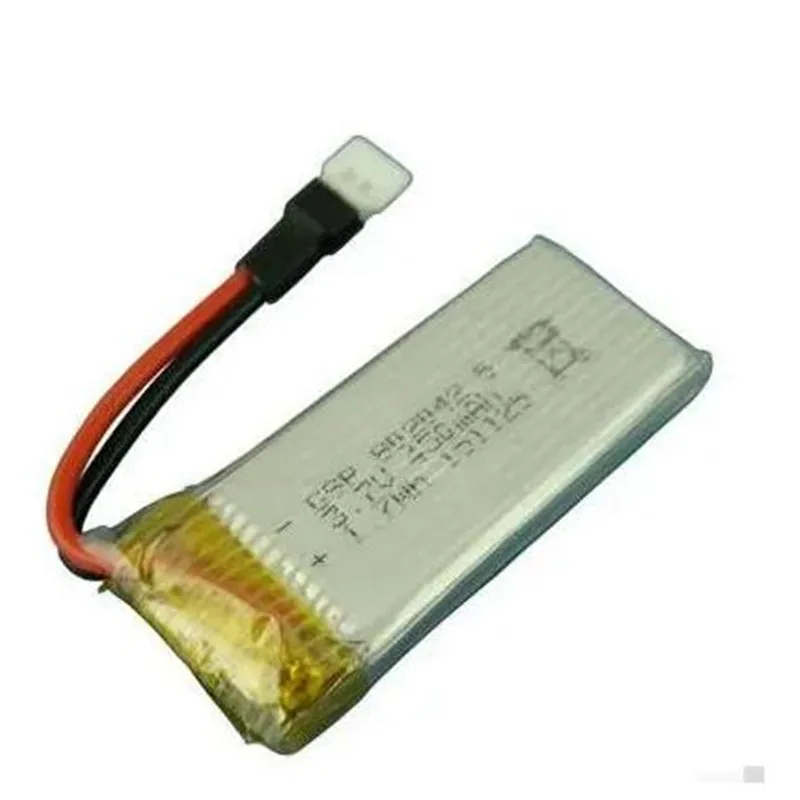 

2Pcs/Lot 3.7V 450MAh 802042 Lithium Polymer Li-po Rechargeable Battery For Aircraft Drone