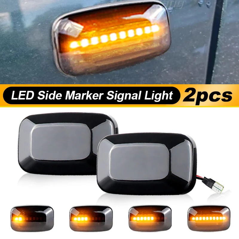 For Toyota Hilux LN140 LN150 LN160 LN170 1997 1998 1999 2000 2001 2002 2003 2004 2005 Dynamic Led Side Marker Turn Signal Lights