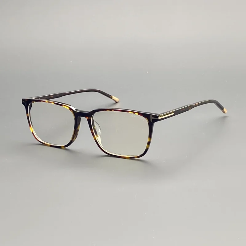 TF5607 Optical Glasses frame Square retro acetate glasses frame Men's large Tom TF glasses Myopia prescription glasses