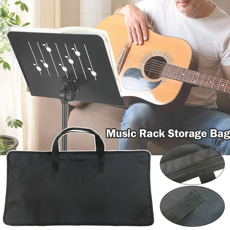 

Large Music Stand Storage Bag Waterproof Oxford Cloth Tripod Stand Holder Case Musical Instrument Accessories for Carrying