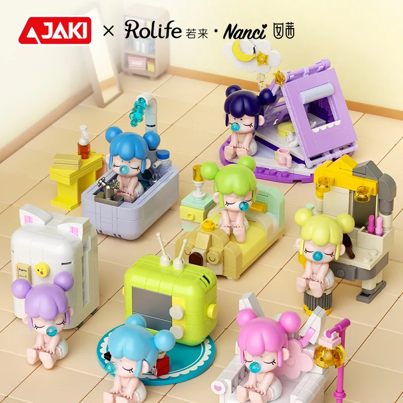 

Pinlepai Jaki Rolife Blind Box Nanci Dream Figures Figure Case Doll Series Dolls Building Block Anime Figurine Toys For Children