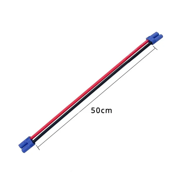 EC5 Male to EC5 Female Silicone Extension Cable 10AWG 100a Current Li-ion Battery Airplane Car Emergency Start Power Plug image 4