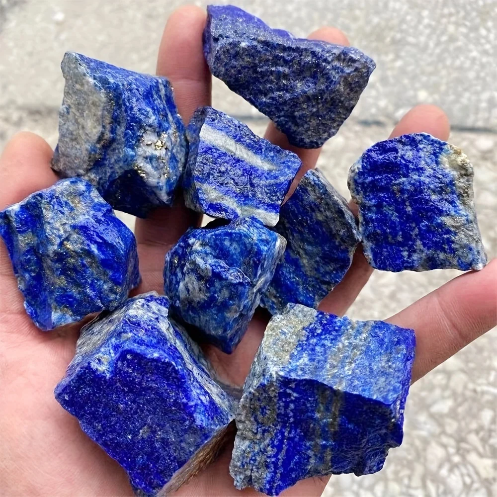 Natural lapis lazuli rough stone,suitable for tumbling,cutting,polishing- suitable for holiday decorations - Unique women's gift