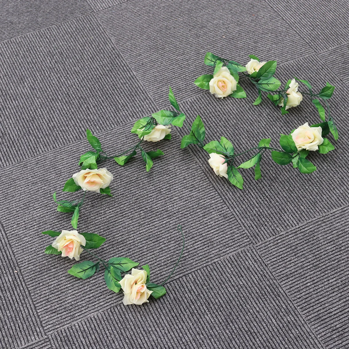 

2 .4M Artificial Rose Vine Fake Flower Vines Hanging Decoration Arch Wedding Garland