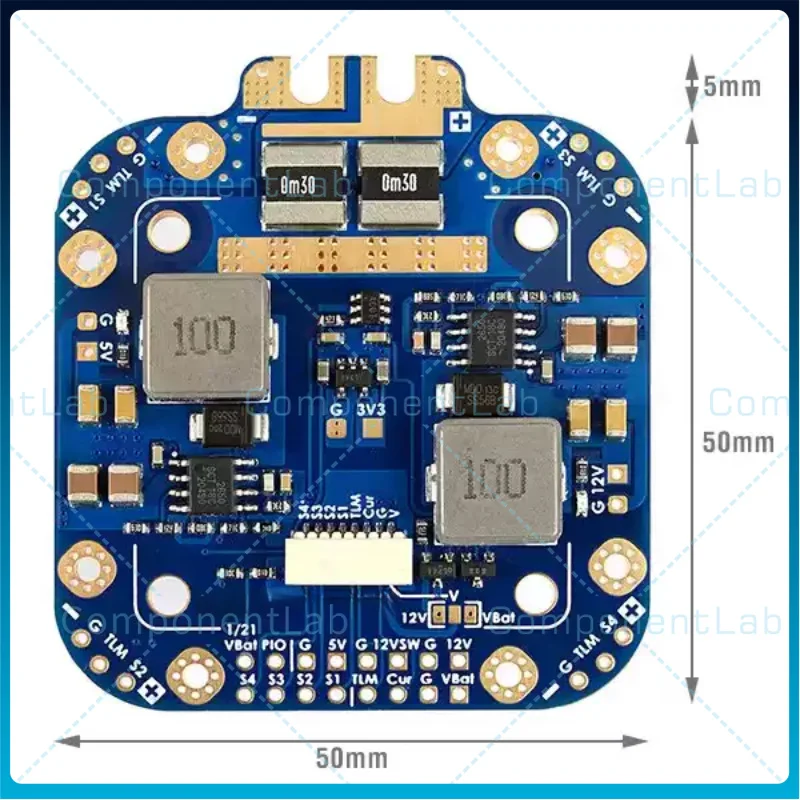 

For MATEK Mateksys FCHUB-12S V2 5V 12V 440A FPV Racing Drone Power Distribution Board