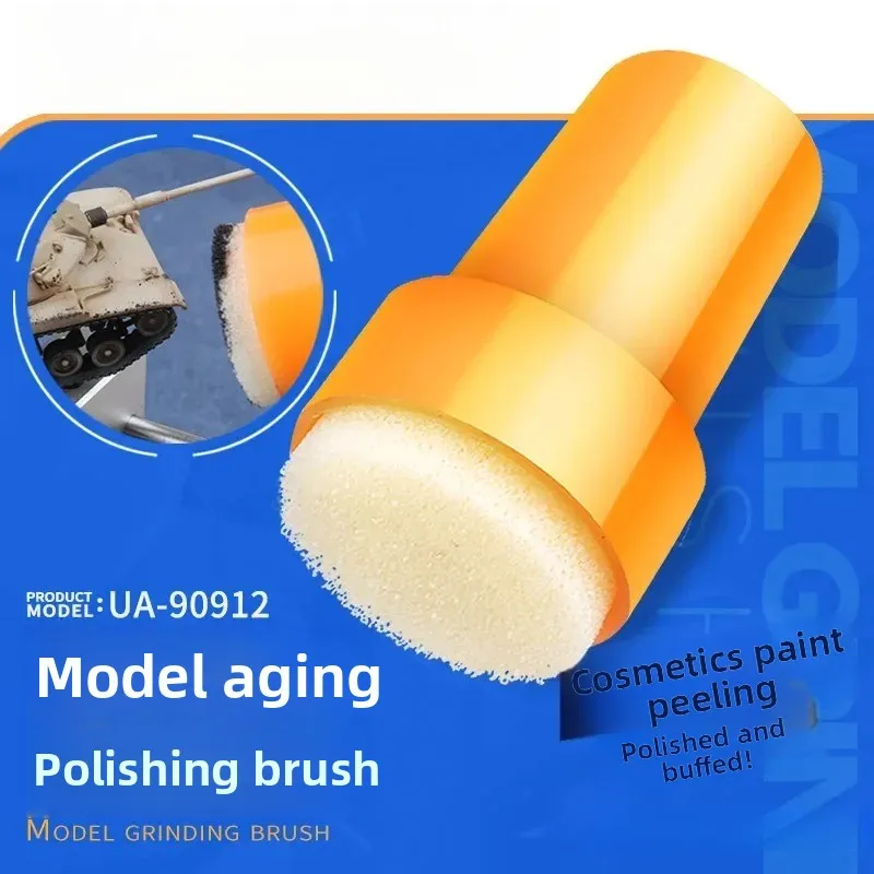 Ustar-Juego de cepillos de molienda modelo UA-90912, herramientas de pulido y lijado para fabricación de modelos de aviones militares Gundam, Hobby artesanal