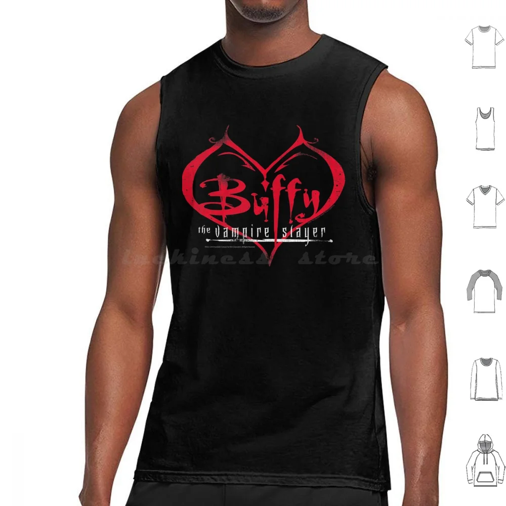 Buffy The Vampire Heart Buffy Tank Tops Vest Sleeveless Buffy The Vampire The Bronze Bronze Buffy Vampire Vampire